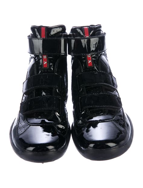 prada high top sneakers replica|prada leather high top sneakers.